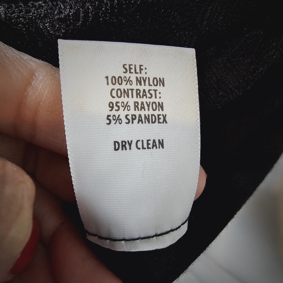 Bailey 44 Black Lace Blocked Sheath Dress. - Picture 16 of 16